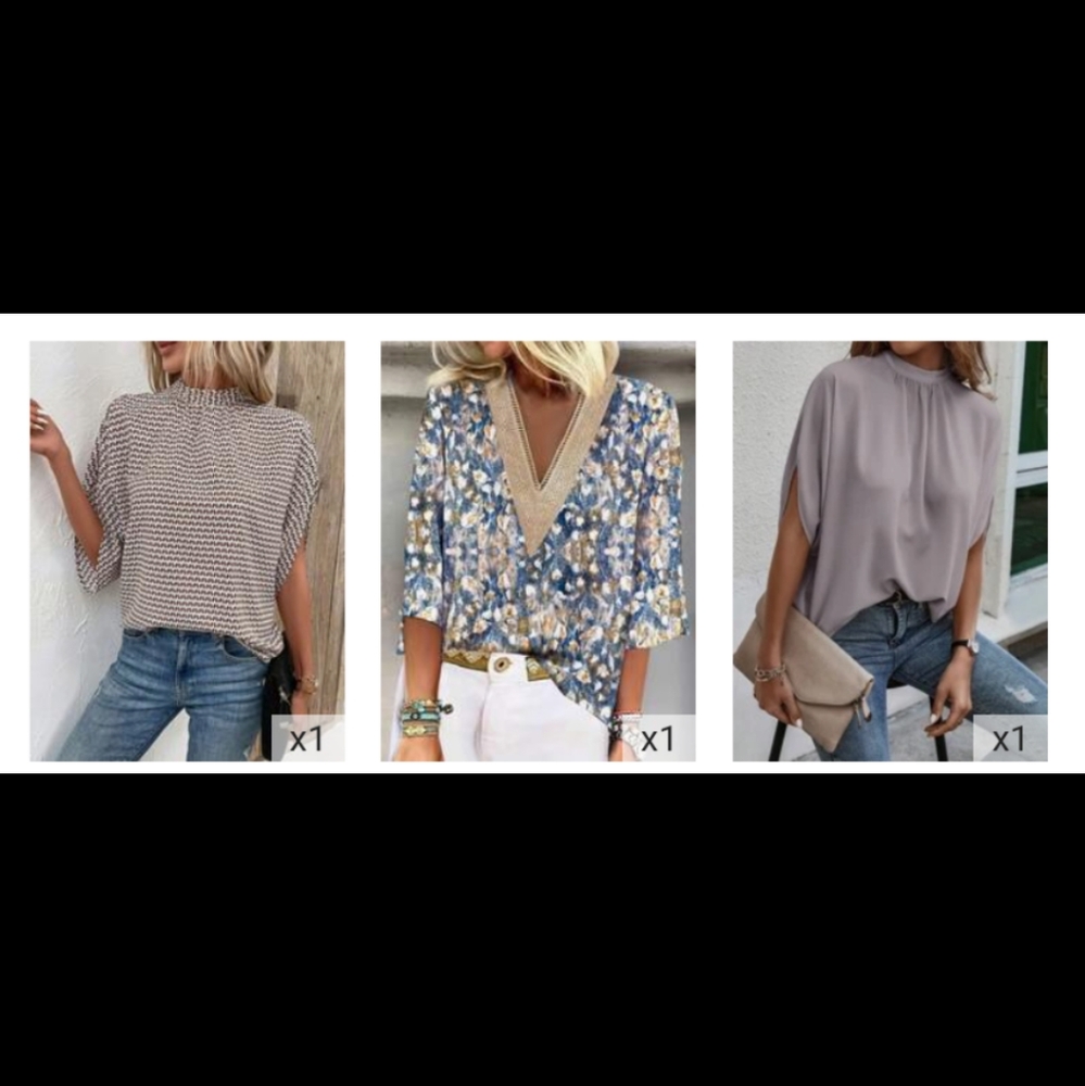 Blouse Bundle (4 Tops)